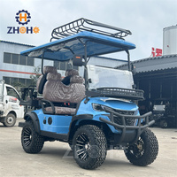 UTV électrique haute performance, mini-voiturette de golf électrique tout-terrain avec batterie 60V, quatre places, vitesse de 30-50 km/h, autonomie de 100 km