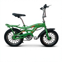 Vélo de montagne pour enfants de 16 pouces, cadre en acier et aluminium, vitesse unique, coloré, pour filles et garçons
