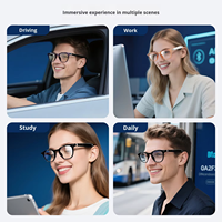 Lunettes de soleil intelligentes à succès : appels, lecture de musique, assistant vocal, traduction IA, protection UV400, étanches IPX5, commande tactile magnétique