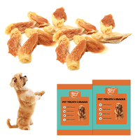 Friandises à mâcher pour chiens : Oreilles de poulet et de lapin, friandises pour animaux de compagnie pour la santé, récompense d'entraînement faible en gras pour chiots, chiens adultes, petits, moyens et grands.
