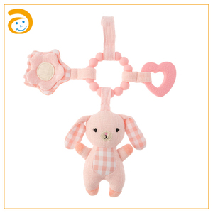 Set di Sonaglietti per Neonati Personalizzati all'Ingrosso, Campanello Sonoro in Plastica Morbida, Giocattolo per Passeggino con Animali della Giungla, OEM - Product Image 5