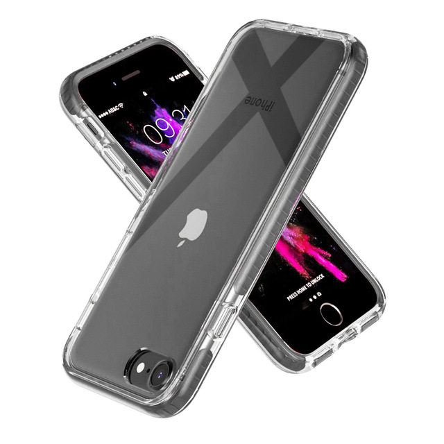 MOQ 50 for iPhone SE 2022 2022 7 8 Plastic Bumper Phone Case
