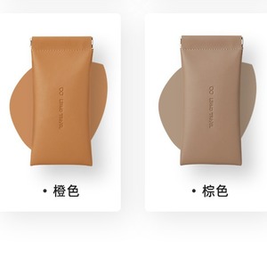 Étui à lunettes pour hommes avec clip à ressort auto-fermant, sac de rangement rectangulaire en tissu pour lunettes de soleil et lunettes, printemps 2024 - Product Image 5