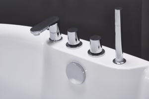 <span class=keywords><strong>Mini</strong></span> <span class=keywords><strong>baignoire</strong></span> japonaise autoportante avec douchette - Product Image 5