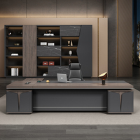 Bureau de direction moderne, confortable et luxueux, de haute qualité, fourni par l'usine, mobilier de bureau gain de place