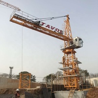 Grue à tour chinoise Tavol QTZ40-4T pour le Maroc, haute efficacité, capacité de levage de 4 tonnes, coût