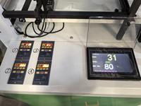Machine automatique de fabrication de sacs de courses en plastique et nylon à double couche et quatre lignes avec soudure inférieure, état neuf