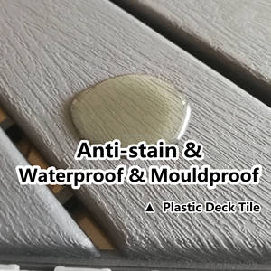 Ngoài trời chống trượt không thấm nước ban công DIY Patio gạch cao su WPC sàn trong nhà - Product Image 4