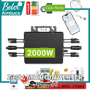 Zixi ZXMI-700-800-2T 230V กันน้ำ2000W ไมโครอินเวอร์เตอร์ AC กริดไท4 MPPT เอาต์พุตแบบเฟสเดียวประสิทธิภาพ96% ZXMI-700-8โดยตรง - Product Image 3
