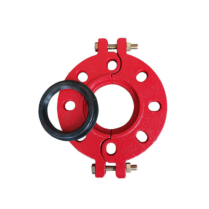 ansi class 150 ductile iron DI pipe grooved flange 300mm PN16