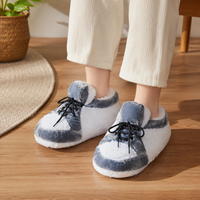 Pantuflas de Felpa al por Mayor OEM ODM para Mujeres, Hombres y Niños, Zapatos de Invierno para el Hogar, Pantuflas de Felpa para Interiores y Exteriores