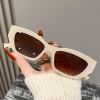 Lunettes de soleil œil de chat roses UV400, nouvelle collection 2026, monture de protection solaire unisexe, lunettes haut de gamme amincissantes pour le visage