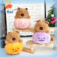 Mini peluche avec porte-clés, capybara moelleux, peluche, porte-clés, accessoire de voyage léger, lavable