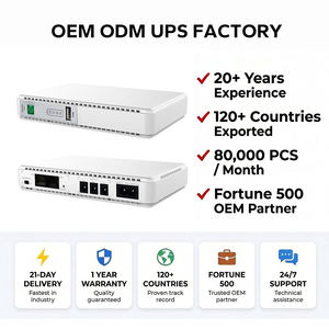 Mini UPS Wifi con 3 Puertos DC 5V 9V 12V POE 12V 24V, Batería de Respaldo de Litio, UPS de 21W DC, 8800mAh 10000mAh - Product Image 1