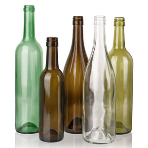 Botella de Vino de Vidrio a Bajo <span class=keywords><strong>Precio</strong></span>, Botellas de Vino de Vidrio de 750 ml a 1500 ml, Botella de Vino Tinto Helado - Product Image 1