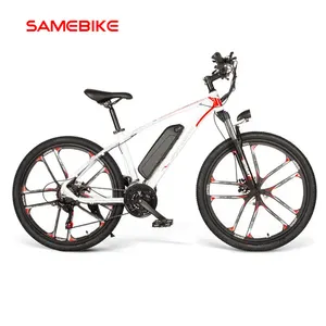 SAMEBIKE MY-SM26 26 인치 48V 전기 자전거 350W 모터 파워 어시스트 전기 자전거 Bicicicleta 21 속도 도시 산악 자전거