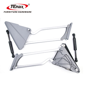 Système de levage à fermeture douce TEMAX en alliage de zinc chaud, à ouverture par clapet, avec arrêt libre pour <span class=keywords><strong>porte</strong></span> de <span class=keywords><strong>placard</strong></span> - Product Image 3