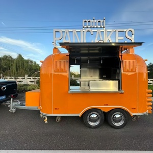 Nuevo y Popular Camión de Comida Totalmente Equipado en Venta en Europa, Personalizado, con Fregadero, Carrito de Venta de Café, Remolque de Comida - Product Image 2