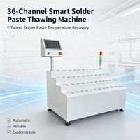 Machine intelligente de préchauffage de pâte à souder à 36 compartiments, contrôle de temps individuel multi-flacons, directement du fabricant industriel