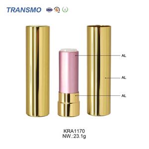 Étui à rouge à lèvres de luxe en aluminium, tube de rouge à lèvres, baume à lèvres, tube de rouge à lèvres pressé doré personnalisé - Product Image 3