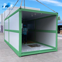 Zhongnan Maison Mobile Préfabriquée Maison Portable Mini Préfabriqué Pliable Conteneur Maison Petite Maison 20 pieds Maison Conteneur
