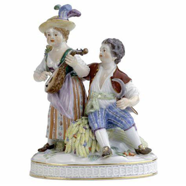 Custom Ceramic Capodimonte Lovable Porcelain Pigeon