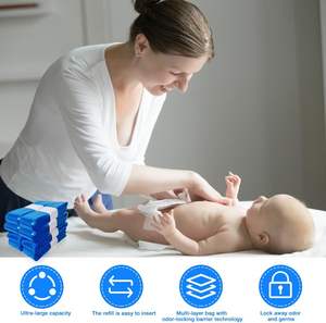 Produttore HDPE smaltimento ricariche fodere pannolino sacchetto della spazzatura 7 strati EVOH Multi-strato pannolino Genie padel sacchetti di ricarica - Product Image 5