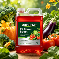 Pupuk Cair Organik P&K Berkualitas Tinggi PK Power Boost Nutrient untuk Pertanian Rumah Kaca, Sayuran, Buah, Bunga - Merek Ruisheng