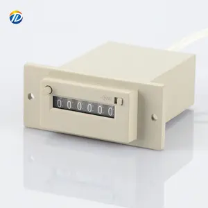 6 Digit Counter Hot Sale CSK6-YKW 6 Dc12v 24v AC220V 110V Digits Digital Counter Mechanical Counters Totalizer Electromagnetic Counter Meter