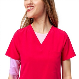 2026 Hot Sale Soft Polyester Hospital Nurse <b>Scrub</b> <b>Set</b> with Needle Detection Seamless Fusing for Unisex Nursing <b>Scrub</b> Uniforms - Product Image 4