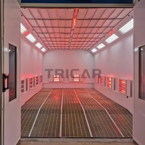 Básico personalizable Auto pintura LED horno Tricar <span class=keywords><strong>de</strong></span> alto rendimiento mejor sala <span class=keywords><strong>de</strong></span> pintura para automóviles calefacción única CE coches cabina <span class=keywords><strong>de</strong></span> pulverización - Product Image 2