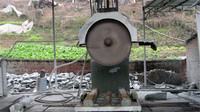Ruizhizer — machine à découper la pierre chaude HGQM1600, rasoir de coupe de roche pour bloc de pierre, marbre, granit
