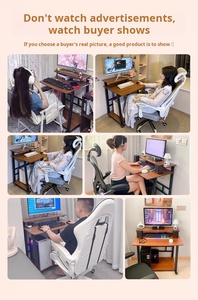 Bàn máy tính đơn giản hiện đại, bàn văn phòng nhân viên Máy tính để bàn, hộ gia đình nhỏ nhỏ cầm tay học tập bảng - Product Image 6