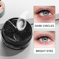 OEM SADOER Private Label Masque pour les yeux étoilé au charbon de bambou raffermissant et lisse avec effets hydratants, apaisants et nourrissants