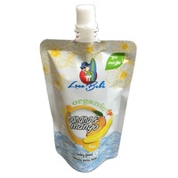 6 buses enfants jus boisson avec stand up poche remplissage machine à emballer saveur boisson poche remplissage scellage machine