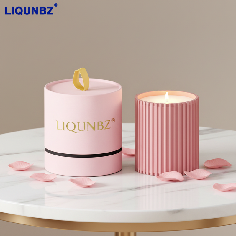 Luxury Eco friendly Black Paper Candle