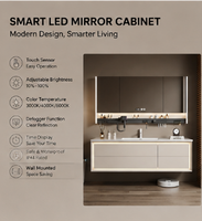 Plan de toilette de salle de bain d'hôtel en pierre frittée moderne sur mesure avec lavabo intégré de luxe, usine OEM ODM