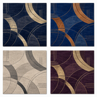Tapis tissés à la machine mur-à-mur pour chambres d'hôtel, 8mm/12mm, en nylon tufté, lavables, pour la prière et les chambres de golf