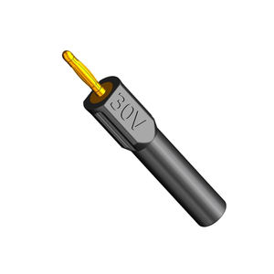 <span class=keywords><strong>2</strong></span> 毫米香蕉插头公对母适配器 - 纯铜镀金注塑灯笼连接器 - Product Image 1