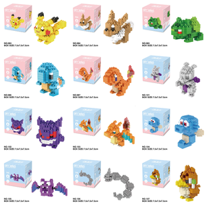 CAYI Blocs Nano 7.5cm Série Pokemon Anime Ensemble de Blocs à Construire Briques Monstre de Poche Figurine Dessin Animé Micro Jouets 3D à Bricoler pour Enfants - Product Image 3