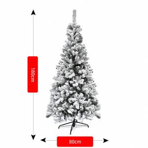 Factory Wholesale Self-Assemble Decorated Xmas <b>Trees</b> Decoration Premium Snow Flocked Christmas <b>Trees</b> With Thick Metal Base - Product Image 4