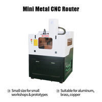 Mesin CNC Mini Metal 4040 untuk Pembuatan Cetakan Kayu, Plastik, Logam, Aluminium, Router CNC Kecil