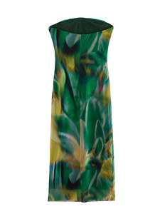 GX9373 Boutique Summer Sexy Bodycon <strong>Dye</strong> Tie Dresses <strong>Clothes</strong> Women Tight Casual Elegant Mesh Tube Pleated Long Dress With Lining - Product Image 4