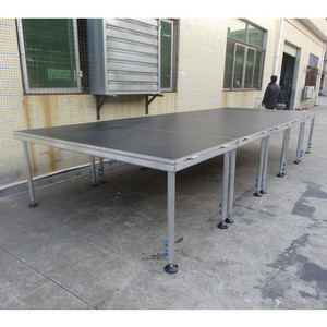 High quality aluminum modular stage collapsible concert height adjustable stage - Product Image 4