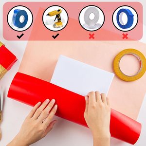 Yarcony Shimmer Red Wrapping Paper Roll 30 Inches X 33 Feet Solid Color Pearly Lustre Gift <b>Wrap</b> Birthday Packaging - Product Image 5