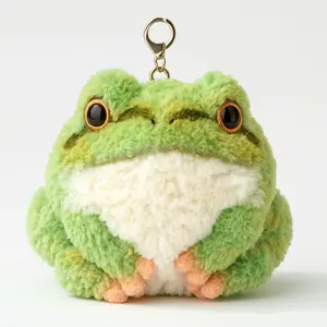 New Design ODM Cute Plush Frog Small Size Key Chain Custom Soft Stuffed Animals Doll Plush Toys For Gift