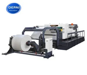 Macchina da taglio a croce automatica jumbo 2 rolls to sheet A4 rotary knife paper