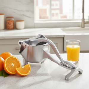 Exprimidor Manual <span class=keywords><strong>de</strong></span> Metal Mejorado con Agarre Ergonómico para Limón, Naranja y Granada - Product Image 1