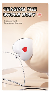 Wholesale Love Heart Pendent <strong>Vibrator</strong> Hidden Design Female Necklace Shaped 10-Speed Frequency <strong>Vibration</strong> Massage Jumping <strong>Egg</strong> - Product Image 6