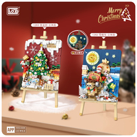LOZ jouets éducatifs les plus populaires bricolage cadeau de noël assemblage arbre de noël blocs de construction jouets